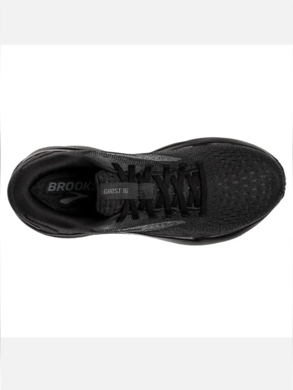 Brooks Ghost 16 Black Running Shoes Sneakers Cushioned Athletic Trainers 14 NOB